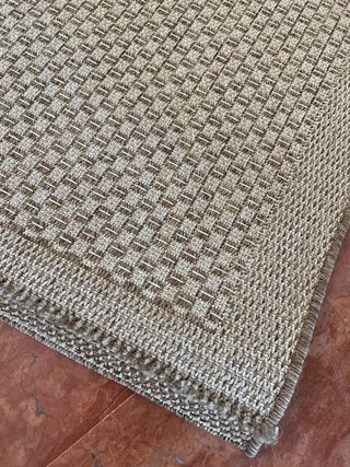 Alfombra Yute Leroy Merlin Beige/Marrón