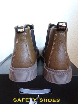 Botas Seguridad Punta Acero Talla 43 Marrón