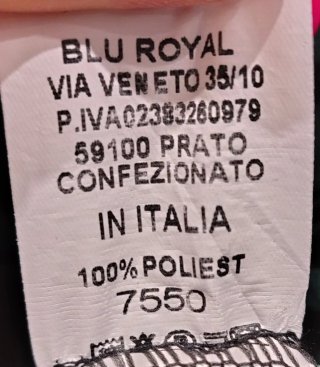 Vestito lungo fantasia geometrica