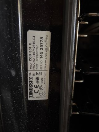 Horno integrable Zanussi