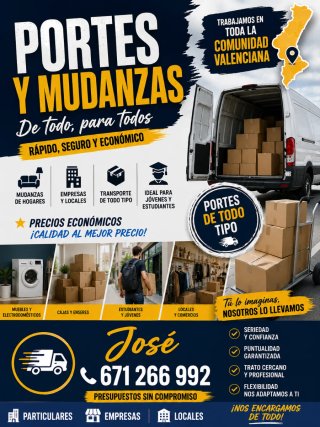 MUDANZAS Y TRANSPORTE