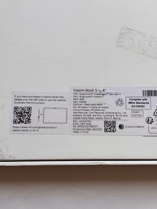 Xiaomi Book S 12.4 tablet/portátil 2 en 1 WQHD+