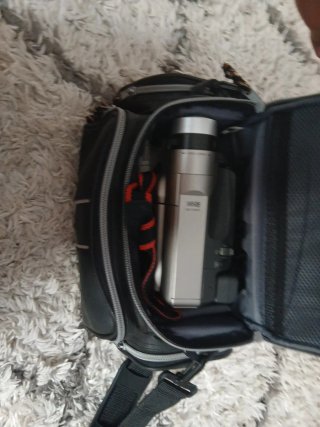 Cámara JVC Compact VHS con bolso