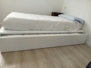 Cama nido blanca sin estrenar  (con 1 colchón 195€