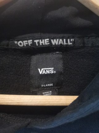 Sudadera Vans Negra con Logo Skate Multicolor