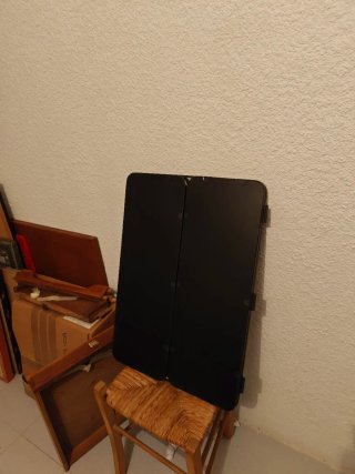 Espejo Tríptico Zara Home Negro/Marrón