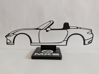 Maqueta Mazda MX-5 impreso en 3D