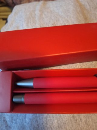 Confezione da 2 penne rosse