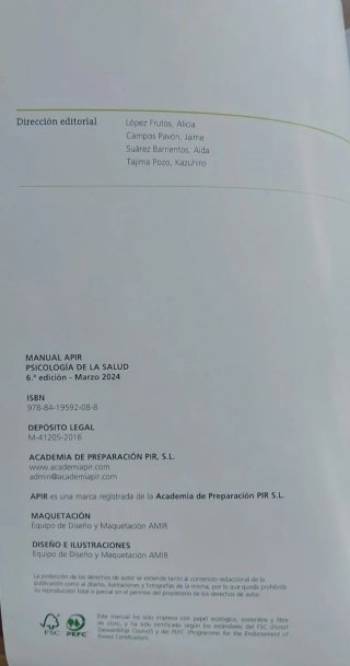 Manual PIR - APIR 6 Edición