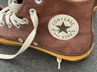 Zapatillas Converse Piel Marrón Talla 33.5