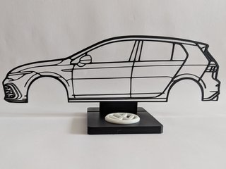 Maqueta Golf MK8 impreso en 3D