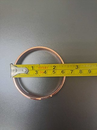 Pulsera Cobre Diseño Pluma Ave Nueva