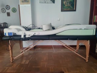 Tumbona masaje , tecnología alemana.Como nuevo