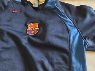 Sudadera Vintage FC Barcelona Nike Azul