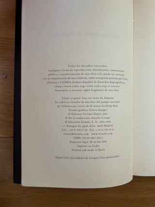 Bajo los vientos de Neptuno - Fred Vargas