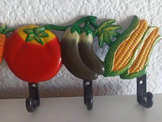 Perchero cocina La Cuisine verduras