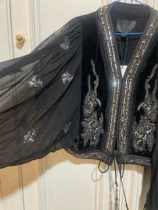 Blusa ZARA bordada fiesta