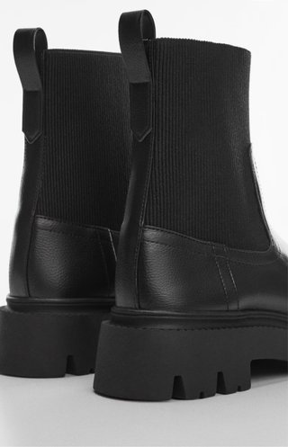 Botines Mango Negros