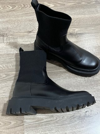 Botines Mango Negros