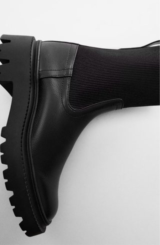Botines Mango Negros