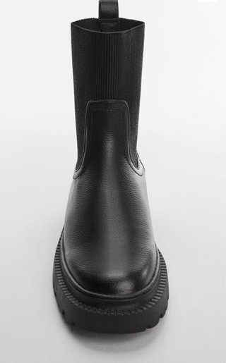 Botines Mango Negros