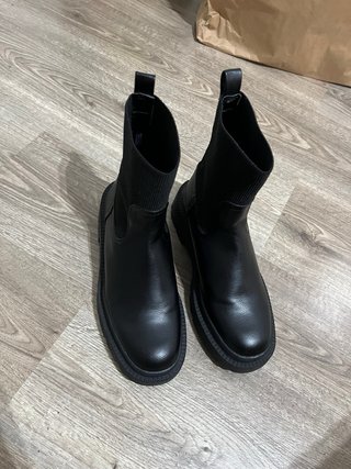Botines Mango Negros
