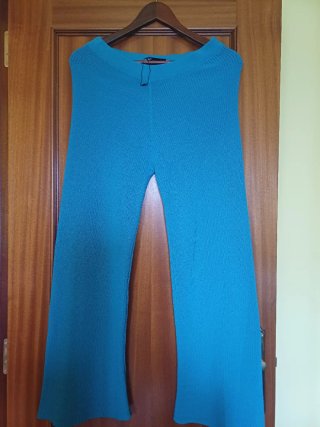 Pantalón de hilo azul