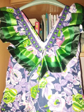 Vestido Sevillanas/Mexicano Talla Única