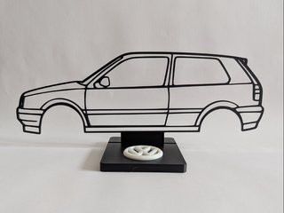 Maqueta Golf MK3 impreso en 3D