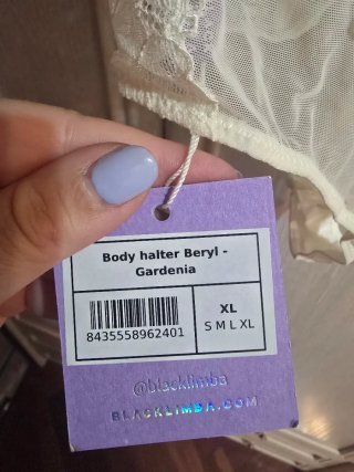 Body de encaje halter sin estrenar Talla XL