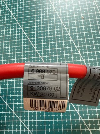 Cable Positivo Batería SBK con Piropatrón