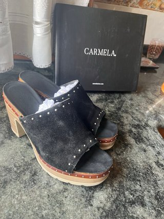 Sandalias tacón Carmela negras
