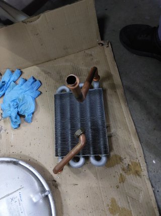 Scambiatore di calore in rame per caldaia Ferroli