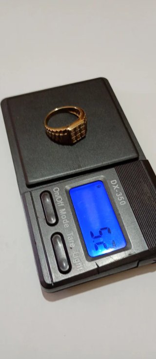 Anillo de oro para hombre