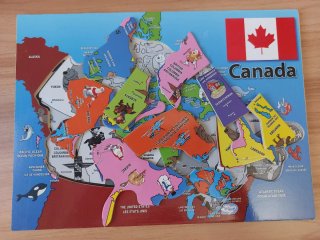Puzzle Madera Mapa Canadá Melissa & Doug