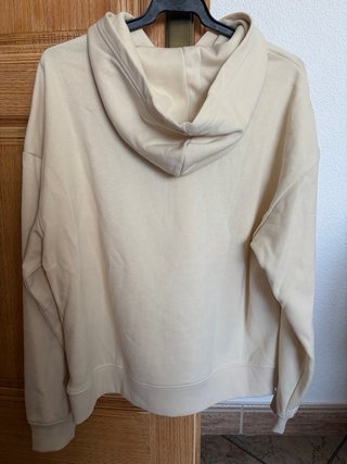 Sudadera H&M con capucha beige mujer