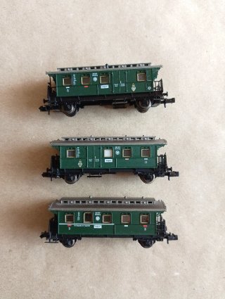Lote 3 vagones FLEISCHMANN