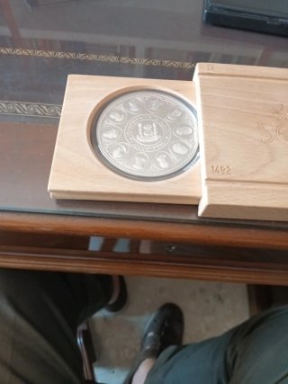 Moneda de Plata Rey Juan Carlos I