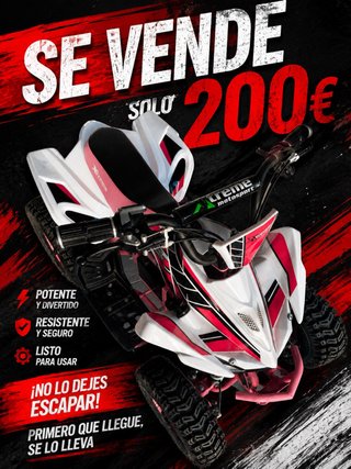 Mini moto infantil 200€