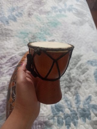 Güiro de calabaza artesanal de Bolivia