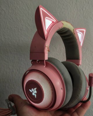 Auriculares Razer Kraken Kitty RGB Rosa