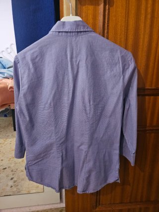 Camisa Benetton Morada Talla M