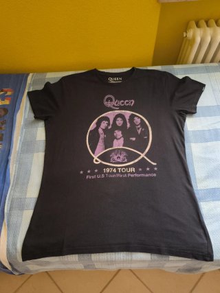 T-shirt uomo Queen 1974 Tour