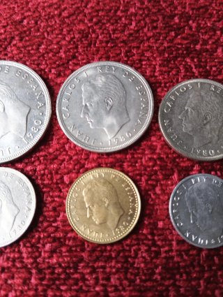 Lote 6 Monedas España Mundial 82