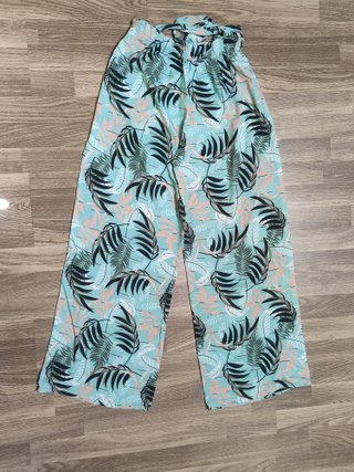 Pantalón estampado tropical verano