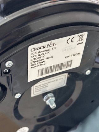 Olla Cocción Lenta Crock-Pot 2,4L