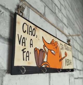 Portachiavi da parete Zerocalcare armadillo