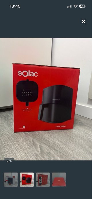 Freidora de Aire Solac Léviter Digital 5L