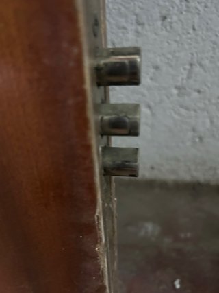 Puerta blindada madera
