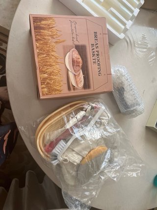 material completo de pan casero está nuevo aún